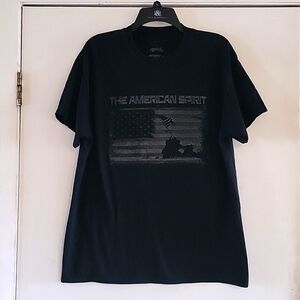 American Spirit Black Tshirt